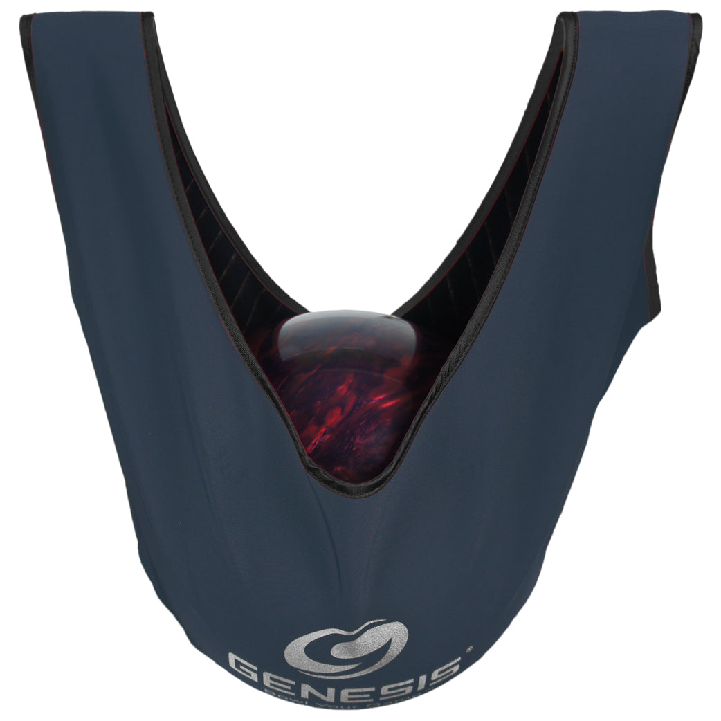 Genesis® Deluxe Bowling Ball See Saw Navy / Black BowlGenesis