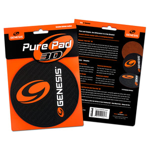 Genesis Pure Pad™ 3D - Buffalo Leather Bowling Ball Wipe Pad with Rubber Backing (Packaging)