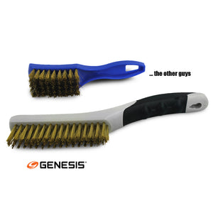 Genesis® Shoe Brush (Size Comparison)