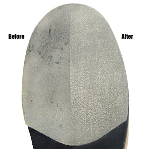 Genesis® Shoe Brush (Before and After Use on Slide Sole)