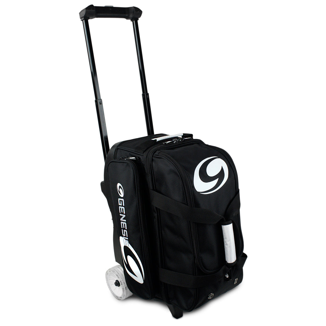 Genesis Sport Double Roller Black Bowling Bag | Bowling.Com