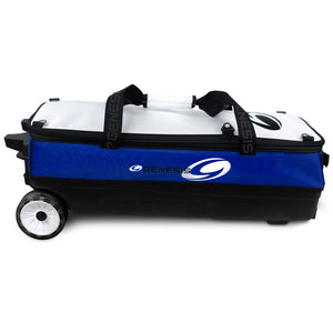 Genesis® Sport™ 3 Ball Modular Roller Bowling Bag (Blue - Side)