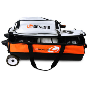 Genesis® Sport™ 3 Ball Modular Roller Bowling Bag (Open with Add-On Shoe Bag)