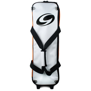 Genesis® Sport™ 3 Ball Modular Roller Bowling Bag (Orange - Top)