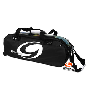 Genesis Sport™ - 3 Ball Tote Roller Bowling Bag (black)