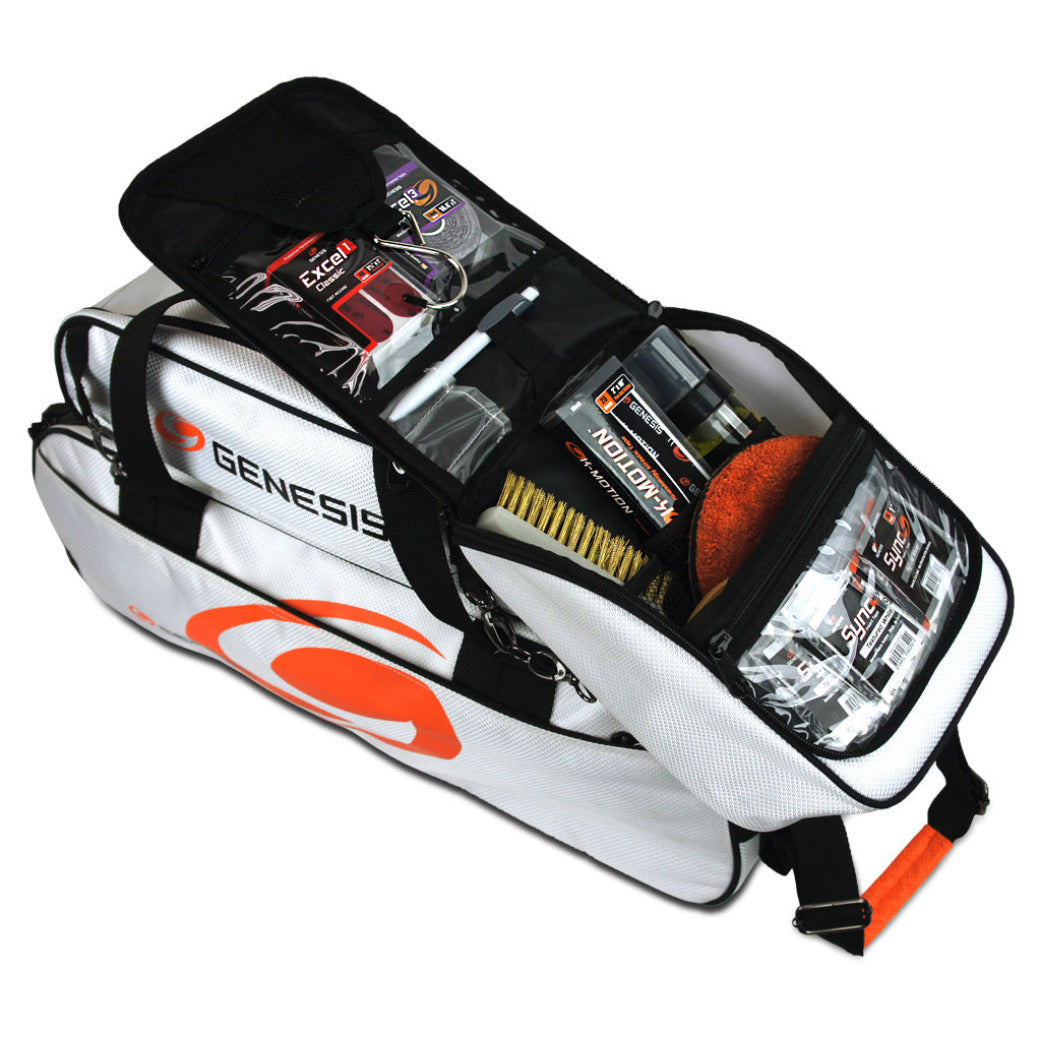 Genesis® Sport™ Accessory Bag (White - on Sport 3 Ball Tote Roller with Add-On Shoe Bag)