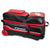 Genesis Carbon™ 3 Ball Roller Bowling Bag (Black / Red - Side)