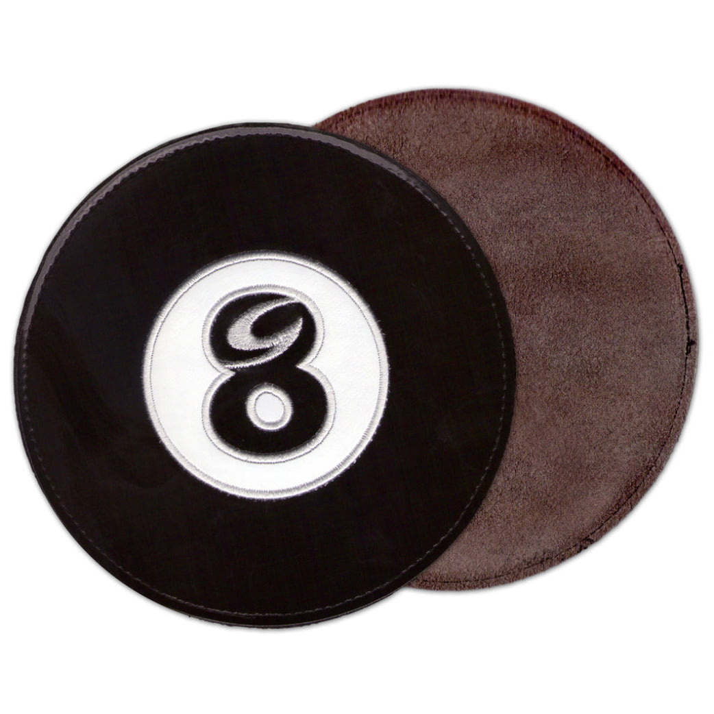 Genesis Pure Pad™ Sport - Sports Themed Buffalo Leather Ball Wipe Pad (8-Ball)