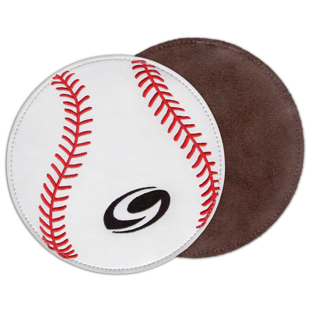 Genesis Pure Pad™ Sport - Sports Themed Buffalo Leather Ball Wipe Pad (Baseball)