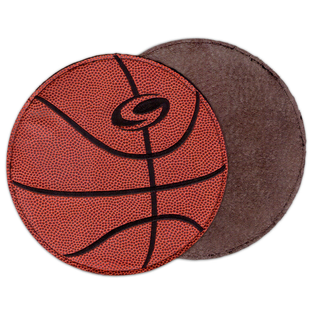 Genesis Pure Pad™ Sport - Sports Themed Buffalo Leather Ball Wipe Pad (Basketball)