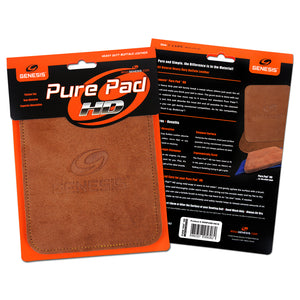 Genesis Pure Pad™ HD - Heavy Duty Buffalo Leather Bowling Ball Wipe Pad (packaging)