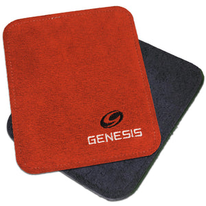 Genesis® Pure Pad™ - Buffalo Leather Ball Wipe Pad (Orange)