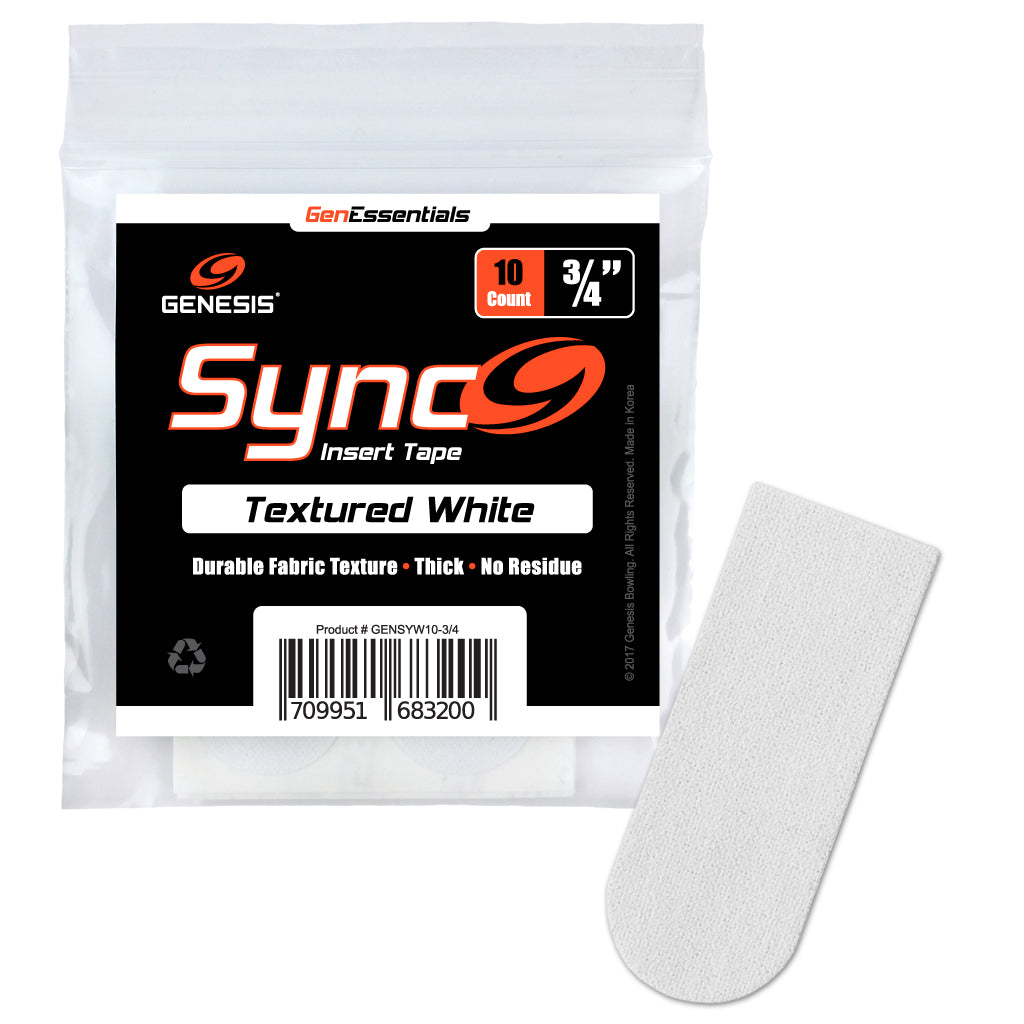 Bandes D'insert De Synchronisation EMAX Genesis Pour Bowling - Lot De 10 | Noir, Argent, Blanc - 1", 3/4", 1/2"