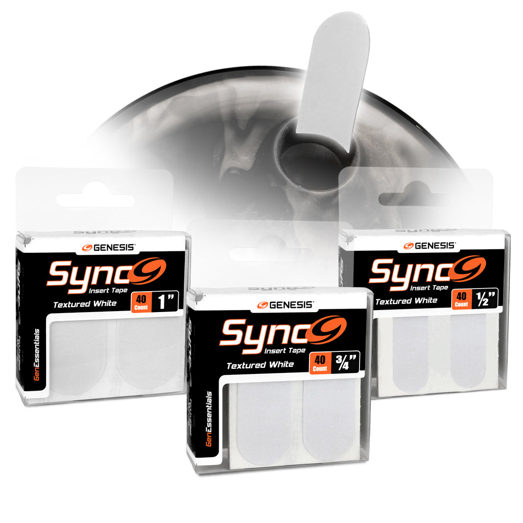 Genesis® Sync™ White - Textured Bowling Insert Tape
