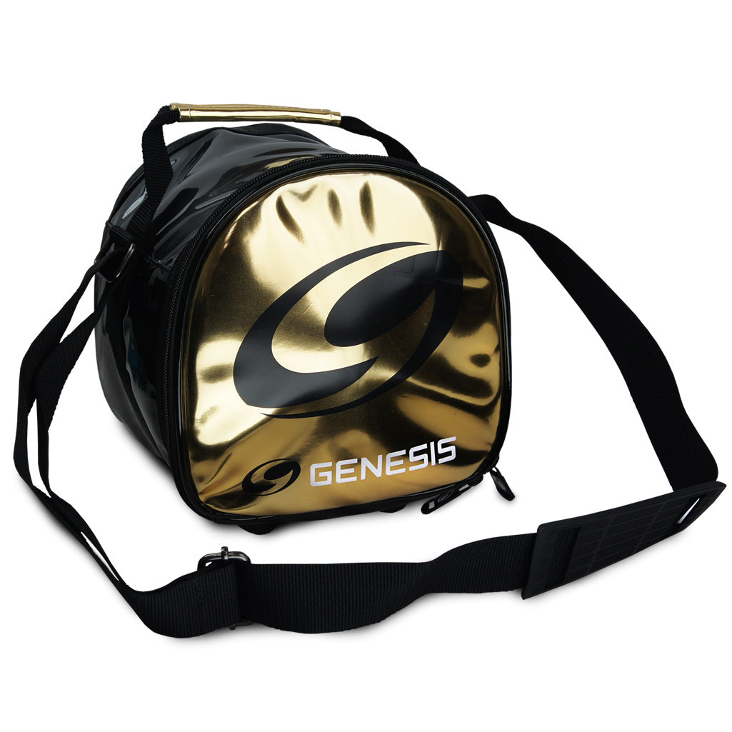 Genesis Dually 3 Ball Roller Black/Gold Bowling Bag